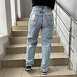 Джинси Skater жіночі широкі блакитні стрейч скейтер 24, фото 5