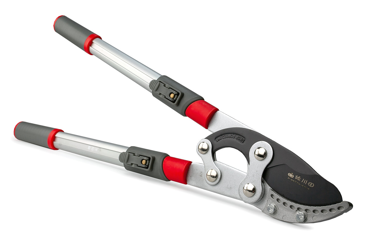 Гілкоріз садовий контактний професійний Sagawata, з ковадлом, телескопічний 690-1020 мм, редуктор, фото 1