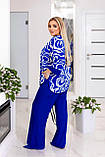 Костюм брюки палаццо та блуза у кольорах 8861, фото 4