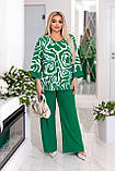 Костюм брюки палаццо та блуза у кольорах 8861, фото 2