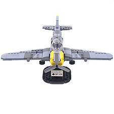 Конструктор літак Messerschmitt Bf 109 Месершміт Bf 109 — Винищувач Люфтваффе для lego-лого, фото 3