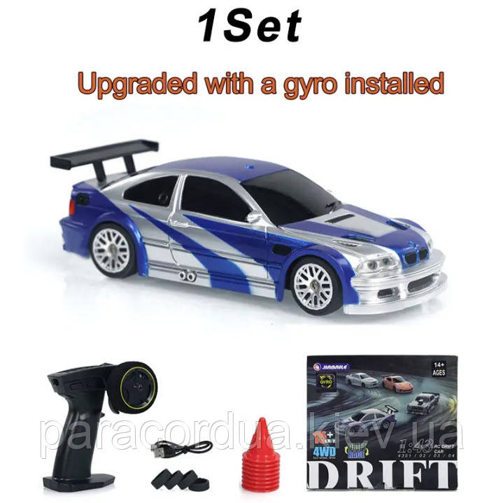 Jiabaile Drift Car, Гироскоп, 1/43 4WD Машинка для дрифту, BMW M3 GTR, BMW 4302