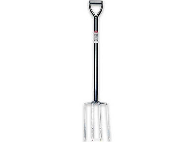 Вила копальні металеві L=300мм 4-ка з ручкою повністю арт.4433 ТМ WOFFMANN FG