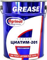 Літієве багатоцільове мастило Агрінол Ціатим-201 17 кг, мастила Agrinol