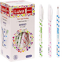 Ручка масляна кулькова (0,7 мм синя) "Luva" "Ellott" ET2108-50