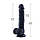 Силіконовий дилдо Hismith 8.3" Silicone Dildo Black, фото 3