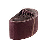 Стрічка шліфувальна 75*533 мм, К80, 10 од. INTERTOOL BT-0408, фото 4