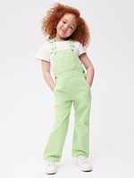 Дитячий джинсовий комбінезон кольору фісташка Pangaia 116-128 см (7-8Y)