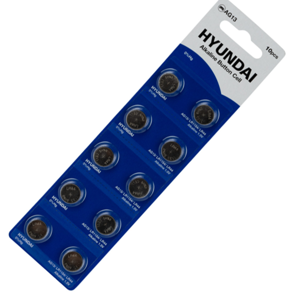 Батарейка лужна Hyundai LR44 (AG13) 1,5 В