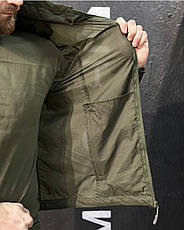 ТОНКА вітровка літня водонепроникна Attam Темна Олива Розмір XL (23963), фото 4