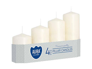 Свічка sw50/4 4шт/уп бежева ТМ BISPOL BP