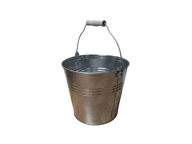 Відро оцинковане 12л деревяна ручка ТМ АРМА FG