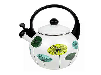 Чайник 2,2л емальований зі свистком 1031 ТМ KAMILLE FG