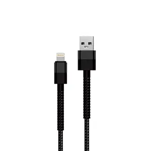 Кабель USB Walker C735 lightning 3.1A Black (2м)