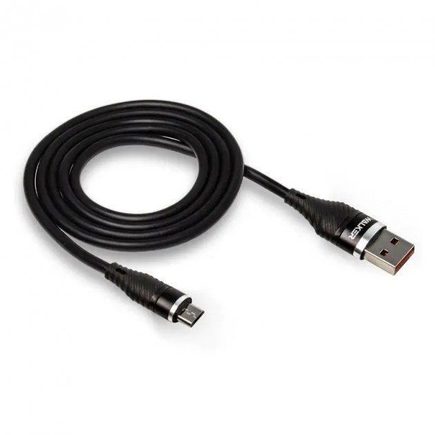 Кабель USB Walker C735 3.1A micro USB Black (1м)
