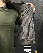 ТОНКА вітровка літня водонепроникна Attam Сіра Розмір M (23957), фото 4