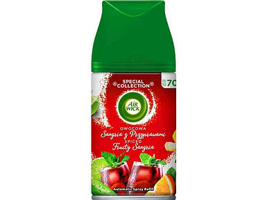 Змінний балон для автоматичного освіжувача повітря 250мл ФРУКТОВА САНГРІЯ З ПРЯНОЩАМИ ТМ AIRWICK FG