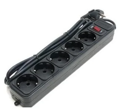 Мережевий фільтр Gembird SPG5-G-6B 1.8m Black