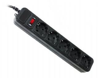 Мережевий фільтр Gembird SPG5-G-15B 4.5m Black
