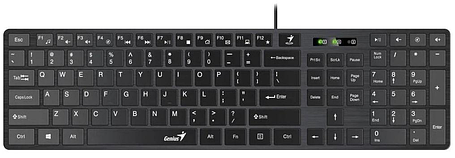 Клавіатура Genius C-126 SlimStar USB Black, фото 3