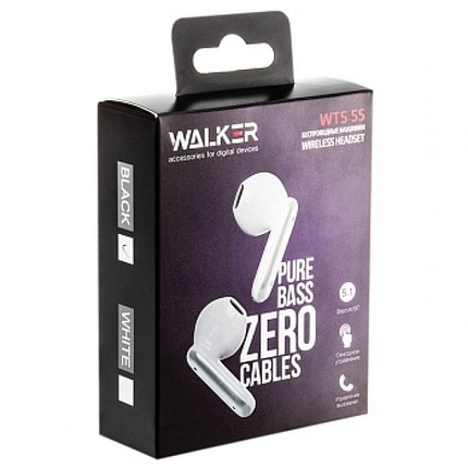 Навушники Bluetooth WALKER WTS-55 ivory, фото 2