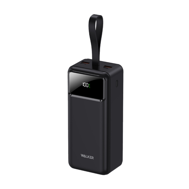 Павербанк WALKER WB-640 40000mAh, 22.5W (QC3.0+PD) black