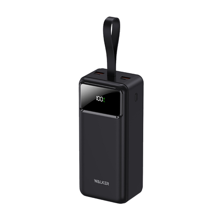 Павербанк WALKER WB-640 40000mAh, 22.5W (QC3.0+PD) black, фото 1