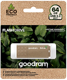 Флешка USB GOODRAM Eco Friendly Brown 64Gb (UME3-0640EFR11)