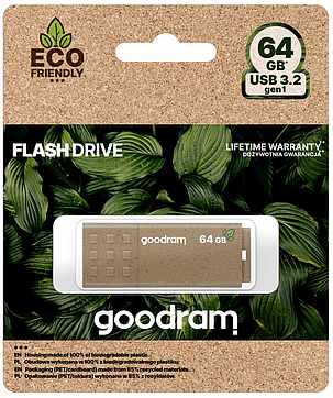 Флешка USB GOODRAM Eco Friendly Brown 64Gb (UME3-0640EFR11), фото 1