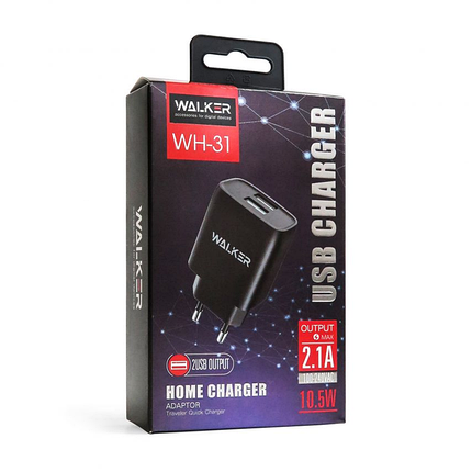 МЗП Walker WH-31 2xUSB/2,1А Black Lightning, фото 1