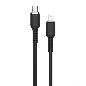 Кабель USB WALKER C795 Lightning Black 20w