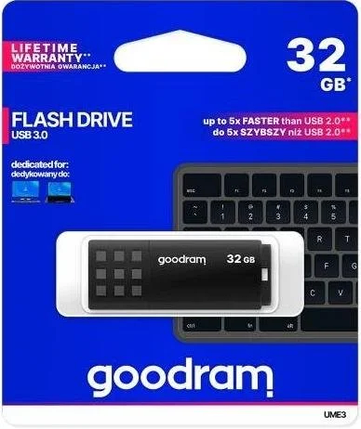 Флешка GOODRAM UME3 32GB Black (UME3-0320K0R11), фото 1