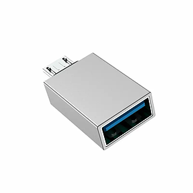 Перехідник Borofone BV2 MicroUSB to USB 2.0 OTG Adapter Silver (6957531090311)