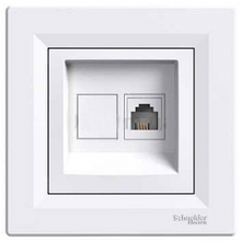 Розетка телефонна Schneider Asfora