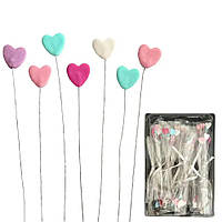Набір Міні сердечка пастель 7 шт