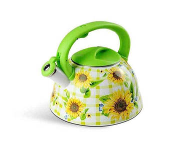 Чайник для плити 3л емальований Соняшник EB-1747 ТМ EDENBERG FG