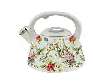 Чайник для плити 3л емальований Весняни квіти EB-1747 ТМ EDENBERG FG