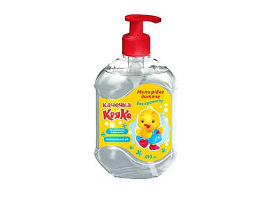 Мило рідке 490мл дитяче БЕЗ АРОМАТУ 3 ТМ КАЧЕЧКА КРЯКА FG