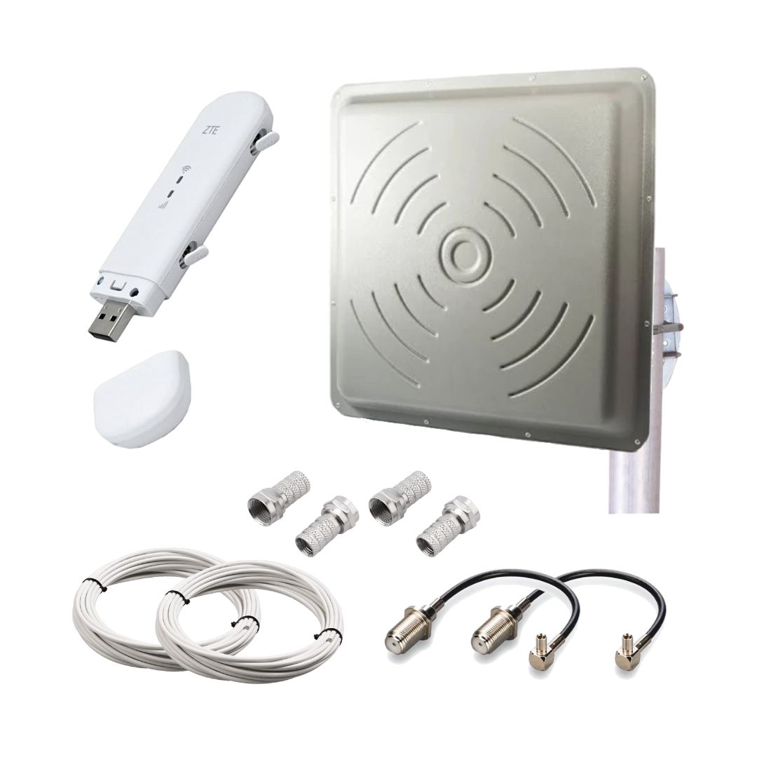 ТОП 4g wi-fi комплект zte mf79 + антена Premium MIMO 2x24 дБ