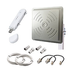 4G WIFI антенний комплект модем ZTE 79 + антена Premium Mimo 2х24 дб