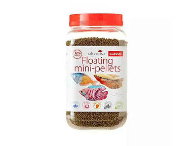 Корм для акваріумних риб Класік меню Плаваючі міні- палети 250г ТМ АКВАРІУС
