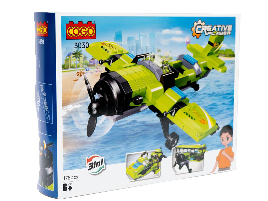 Конструктор Креативність, Літачок, 178 деталей 3030, фото 1
