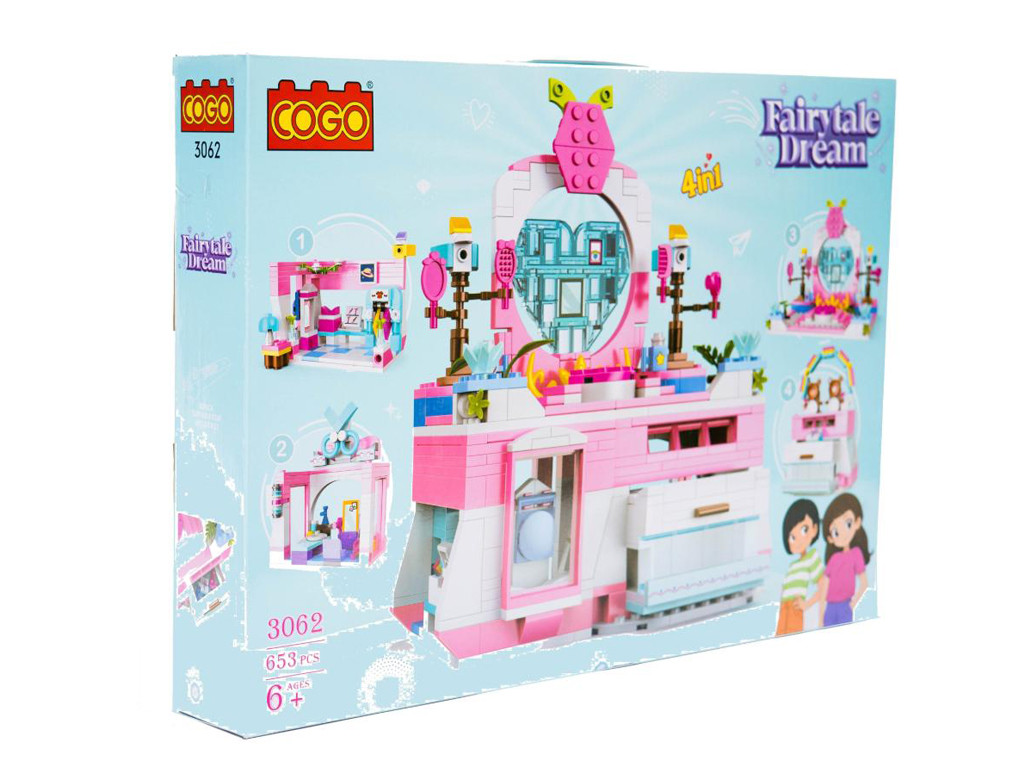 Конструктор Дівчатка, Салон краси, 653 деталі 3062, фото 1