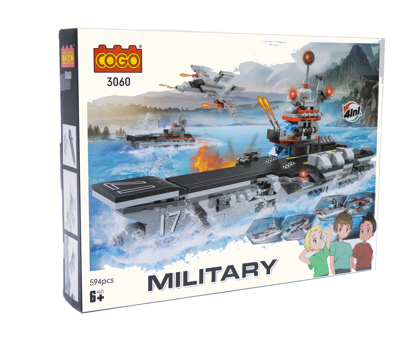 Конструктор Армія, Флот, 594 деталі 3060, фото 1