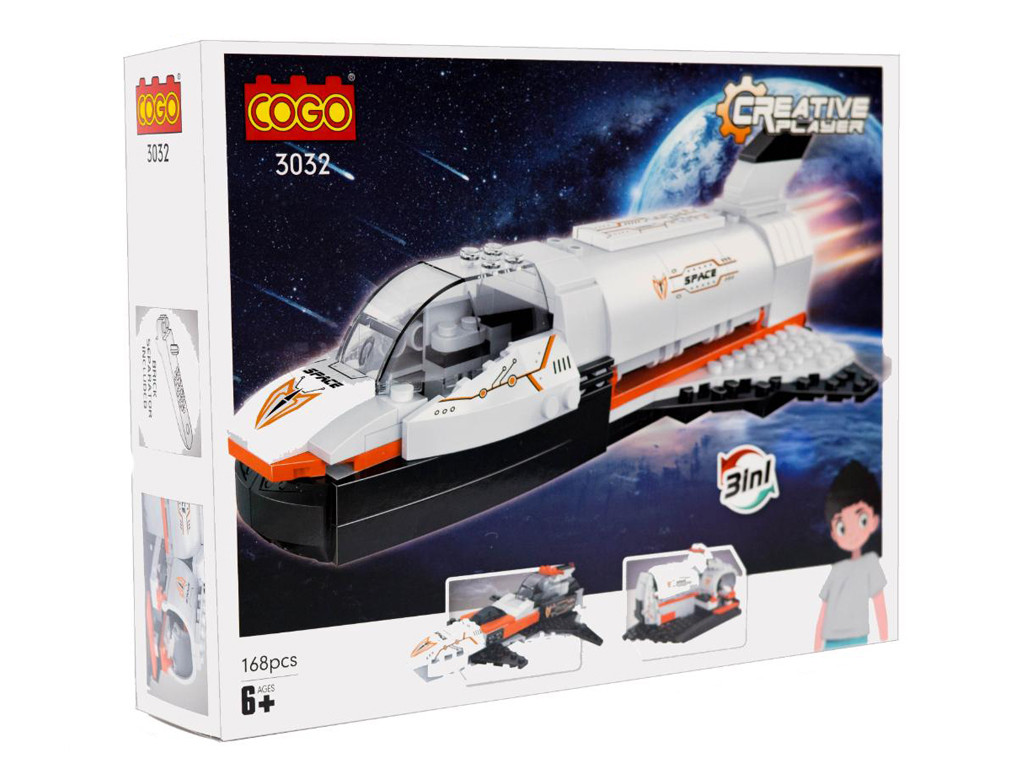 Конструктор Креативність, Космічний корабель, 168 деталей 3032, фото 1