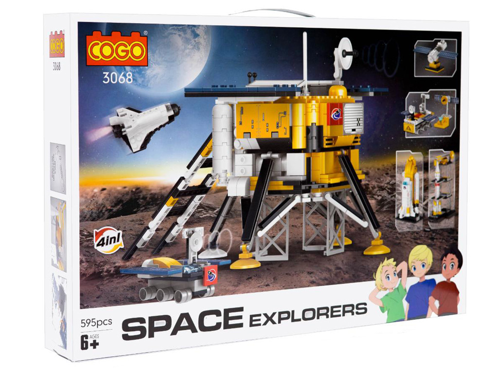 Конструктор Космічна подорож, Космічна база, 594 деталі 3068, фото 1