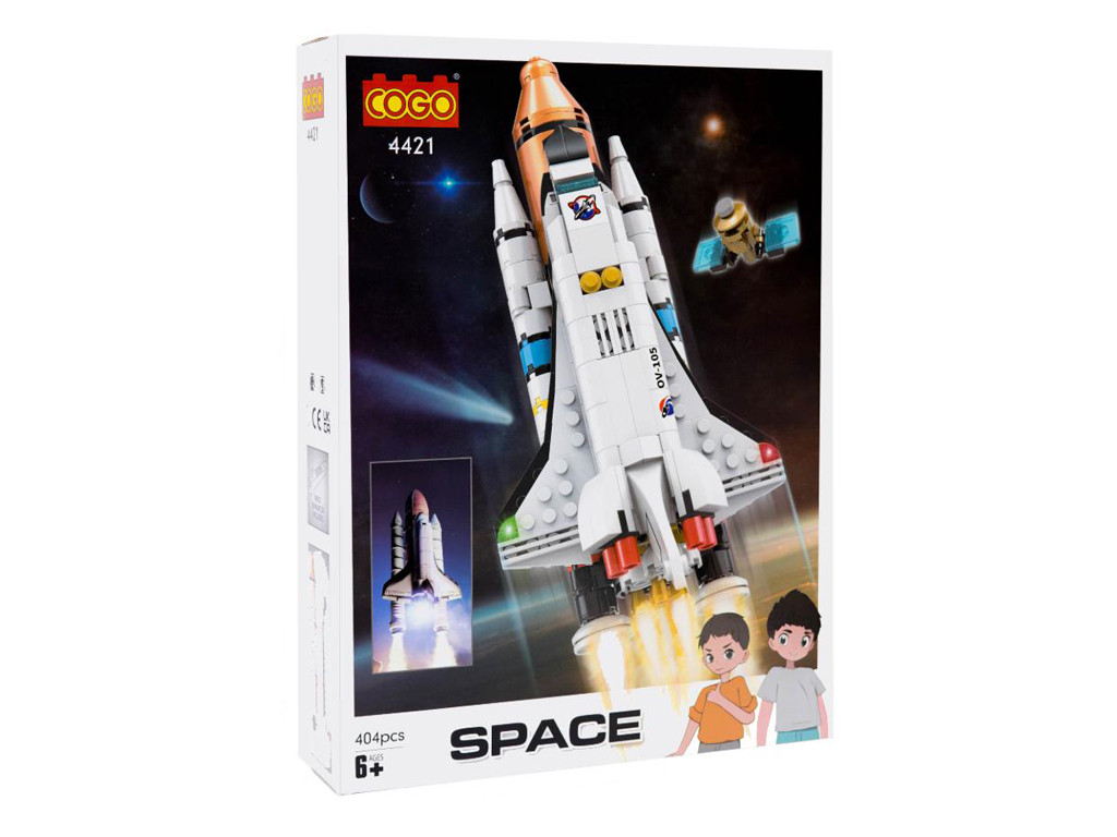 Конструктор Космічна подорож, Космічний корабель, 404 деталі 4421, фото 1