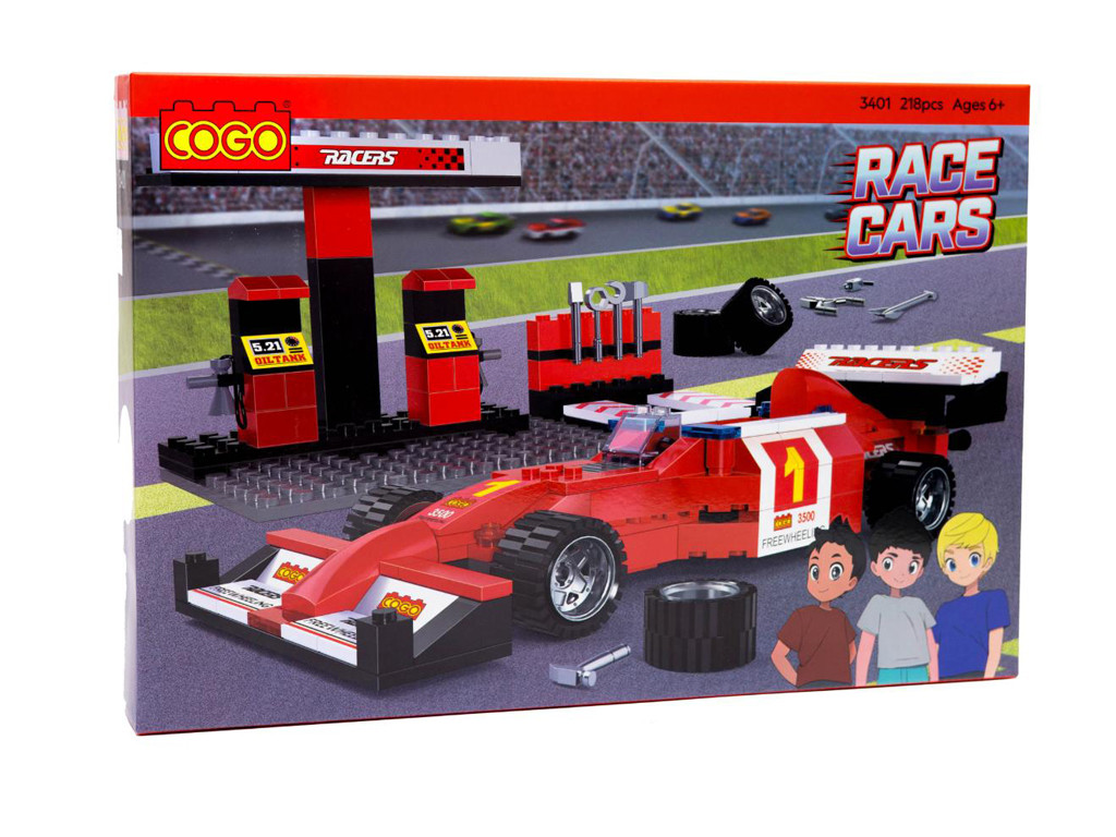 Конструктор Автомобілі, Формула-1, 218 деталей 3401, фото 1