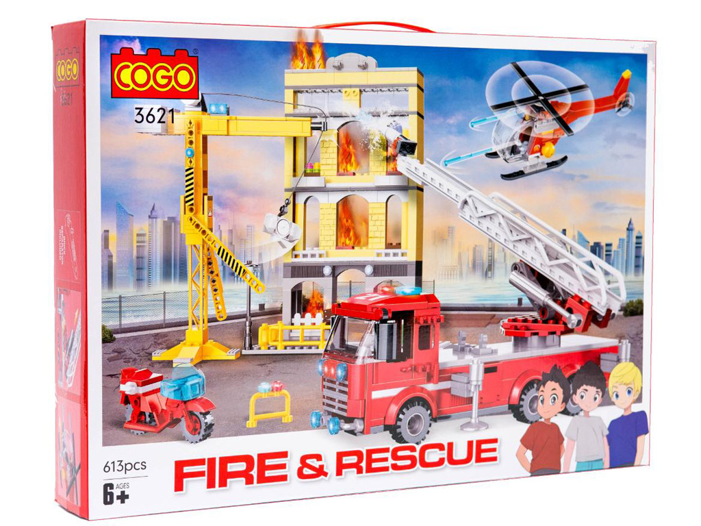 Конструктор Пожежники, Рятувальна операція, 613 деталей 3621, фото 1