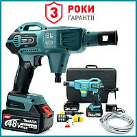 Аккумуляторная бесщеточная мойка Makita Hw33 (48V 6Ah 40 бар) Ручная автомойка Макита с 2 АКБ портативная qr